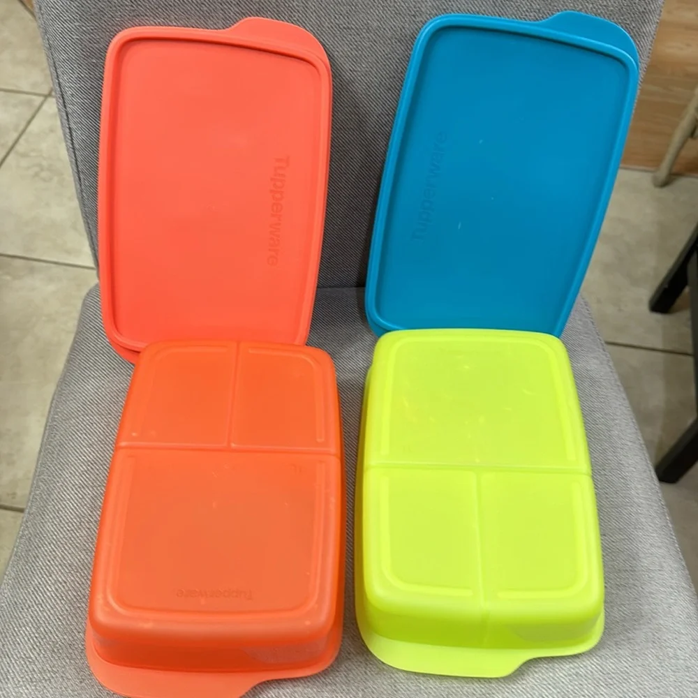 Tupperware Divided Containers - Picture 2 of 4